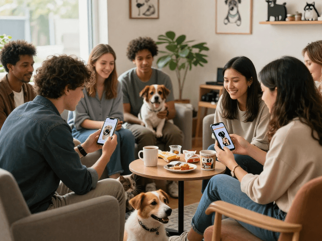 Community of pet owners sharing tips and stories about their animals on rokok88.