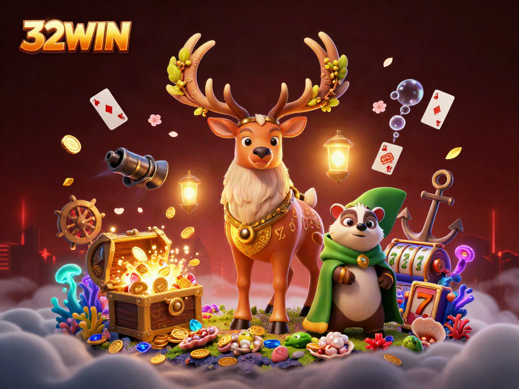 Engage in thrilling gameplay at 32WIN, featuring immersive characters and dynamic gaming elements.