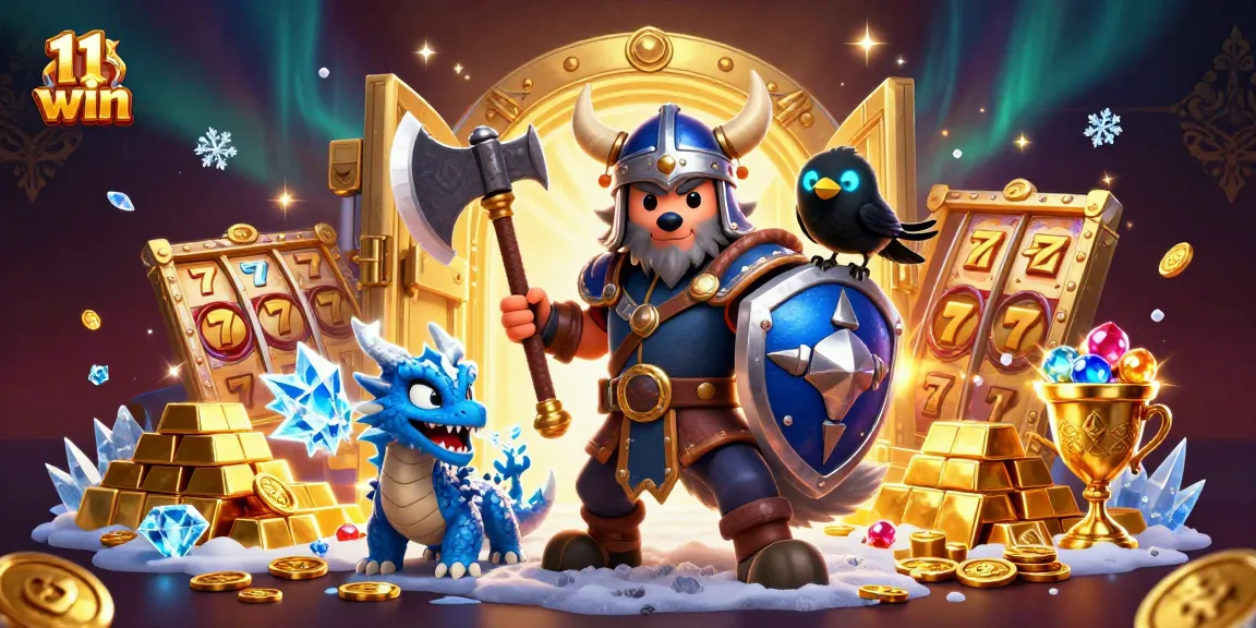 Engage with 11 win's vibrant Viking-themed slots adventure featuring treasure and magic.