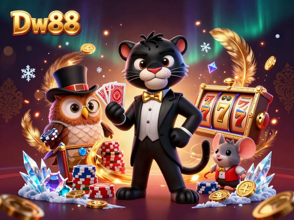 Play exciting games at Dw88 with stylish characters in an enchanting casino atmosphere.