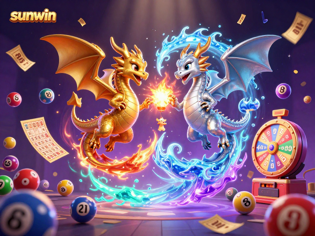 Experience the excitement of sunwin with dynamic dragons and thrilling lottery elements.