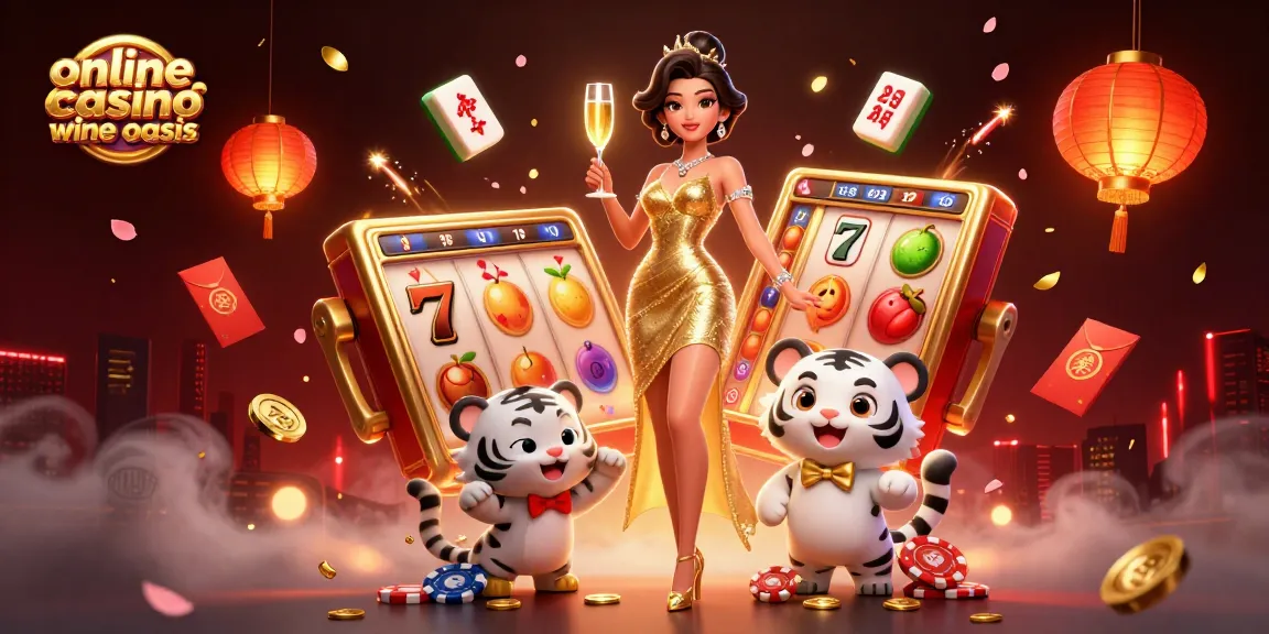 Experience the thrills of online casino ohne oasis with dynamic slot reels and a charming scene.